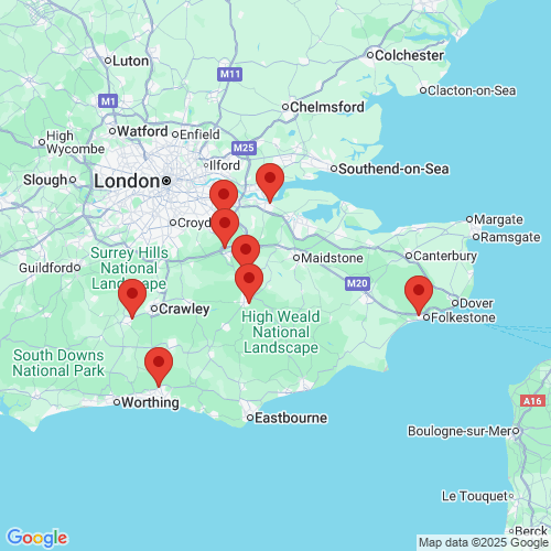 Map of Recent Inspections