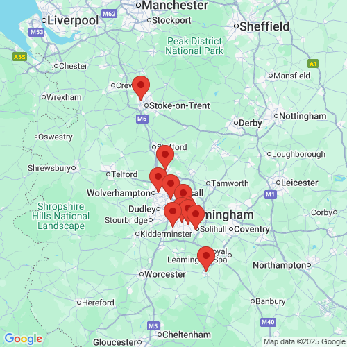 Map of Recent Inspections