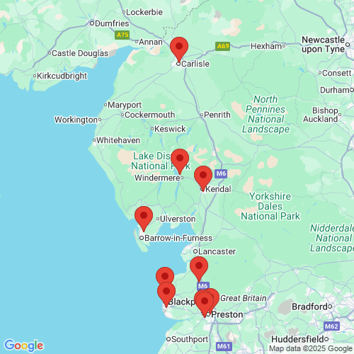 Map of Recent Inspections
