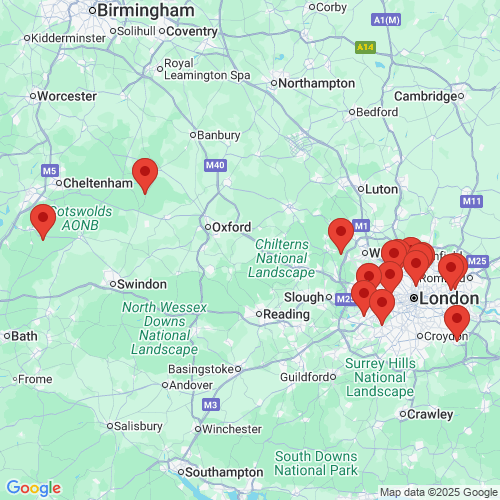 Map of Recent Inspections