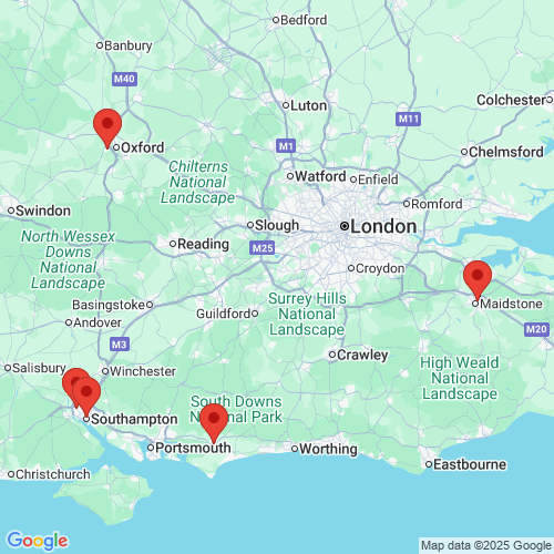 Map of Recent Inspections