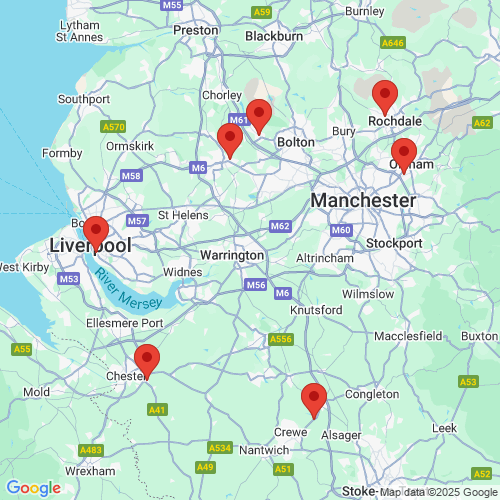 Map of Recent Inspections
