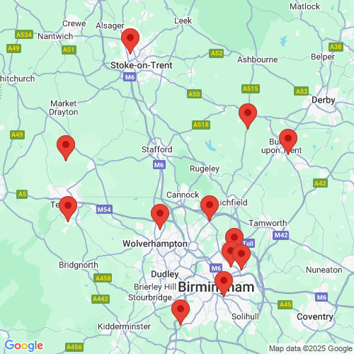 Map of Recent Inspections