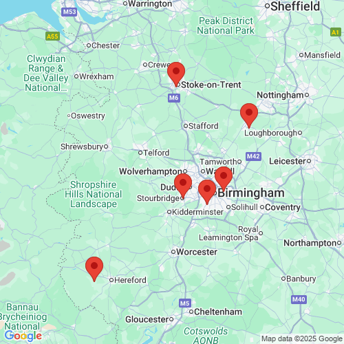 Map of Recent Inspections