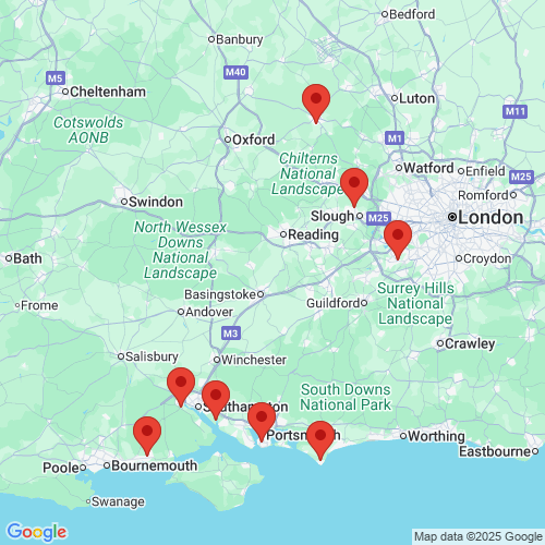 Map of Recent Inspections
