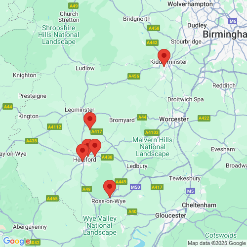 Map of Recent Inspections