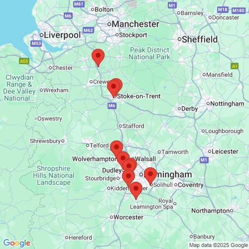 Map of Recent Inspections