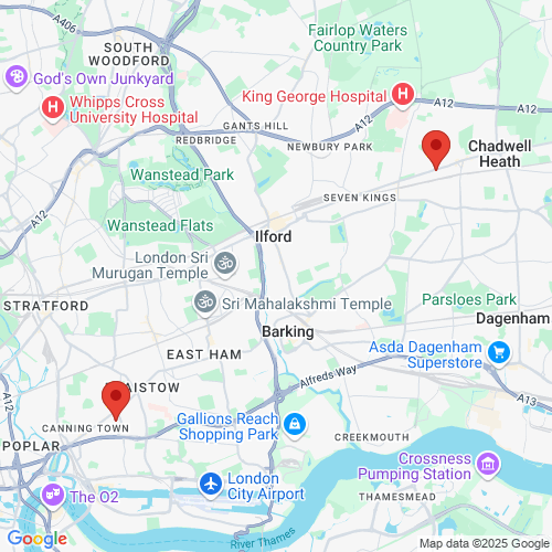 Map of Recent Inspections