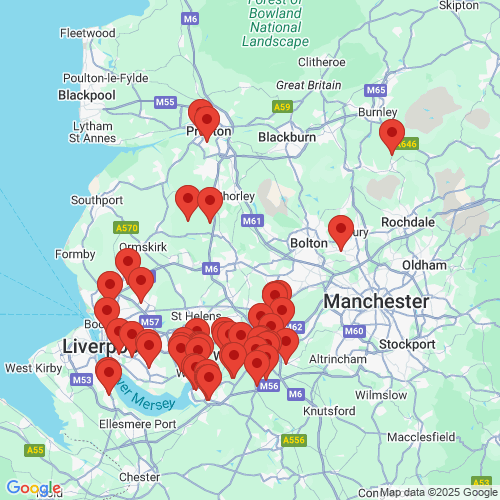 Map of Recent Inspections
