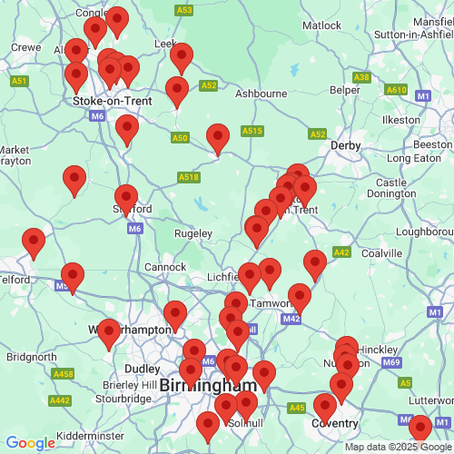 Map of Recent Inspections