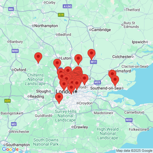 Map of Recent Inspections