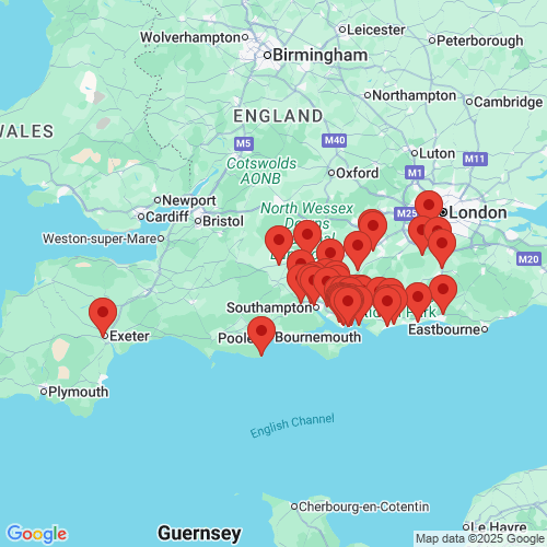 Map of Recent Inspections