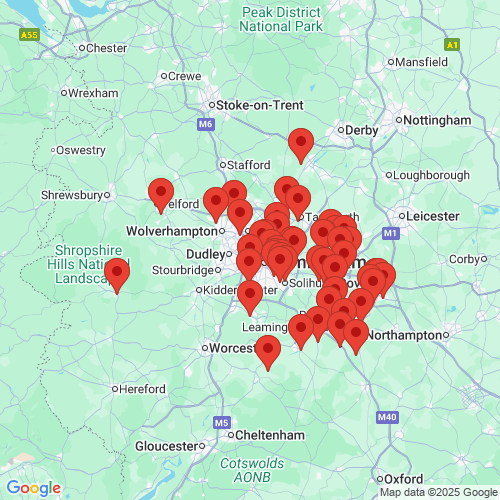 Map of Recent Inspections
