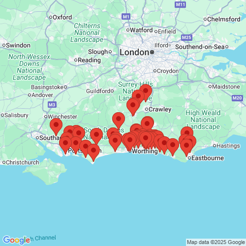 Map of Recent Inspections