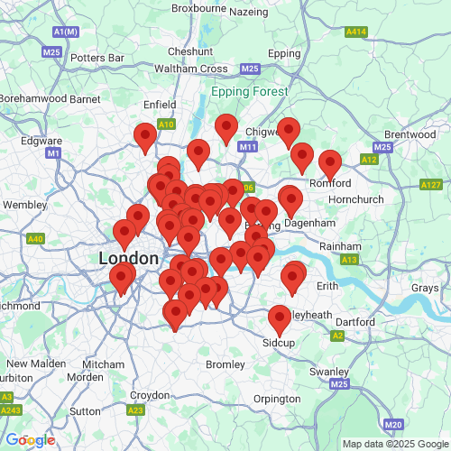 Map of Recent Inspections