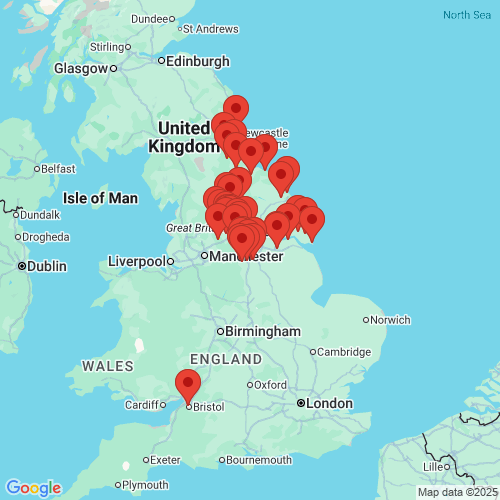 Map of Recent Inspections