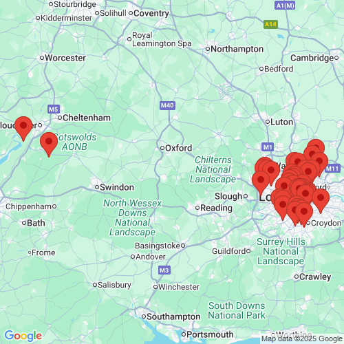 Map of Recent Inspections