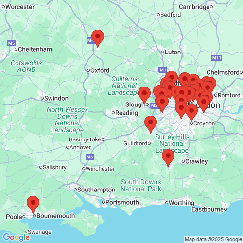 Map of Recent Inspections