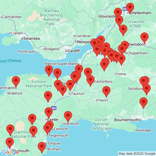 Map of Recent Inspections