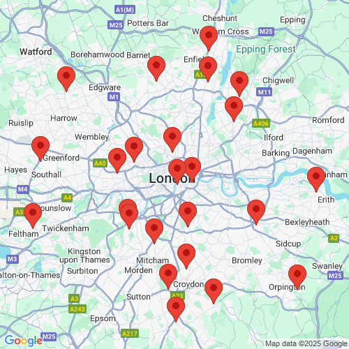 Map of Recent Inspections