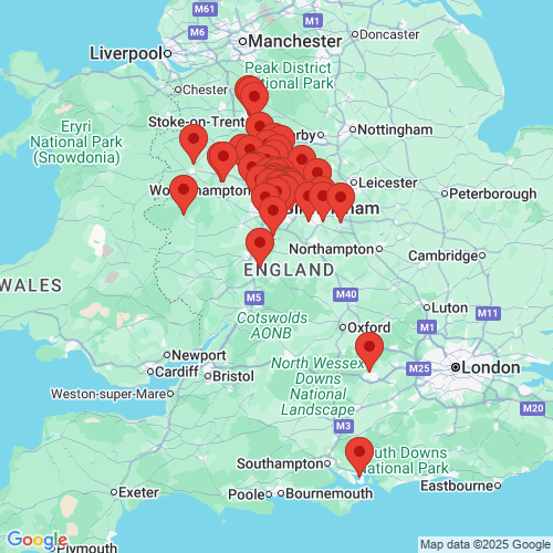 Map of Recent Inspections