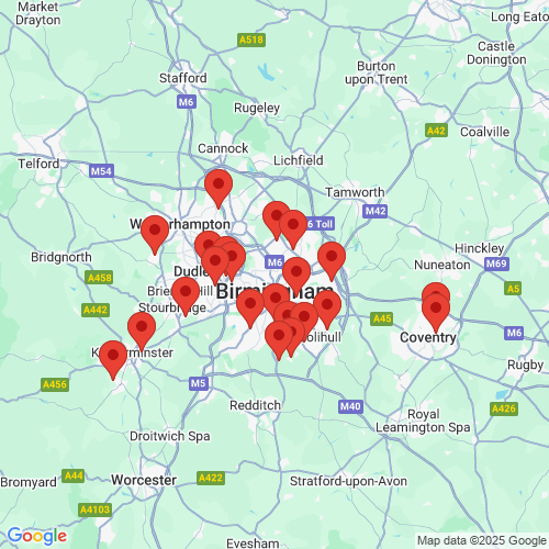 Map of Recent Inspections