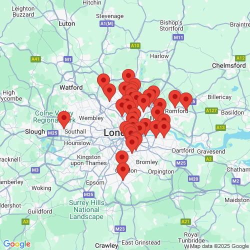 Map of Recent Inspections