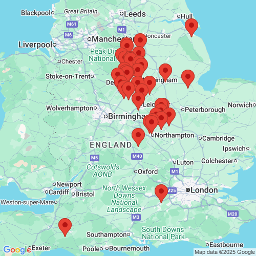 Map of Recent Inspections