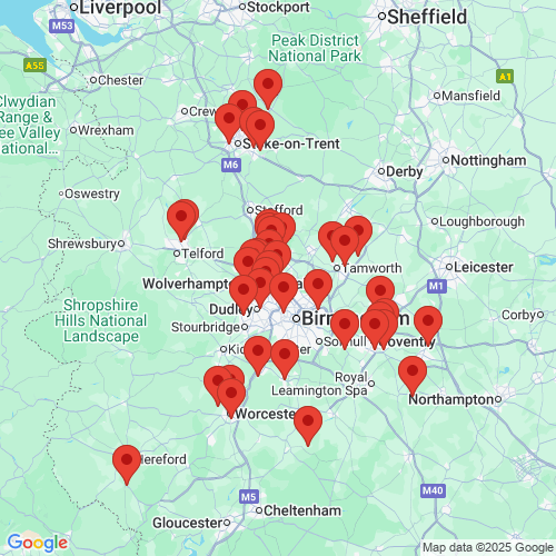Map of Recent Inspections