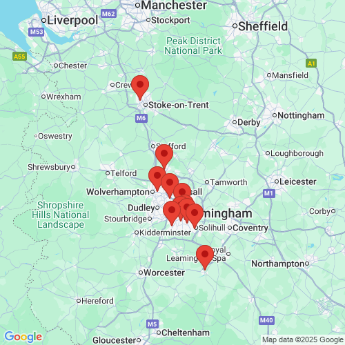 Map of Recent Inspections