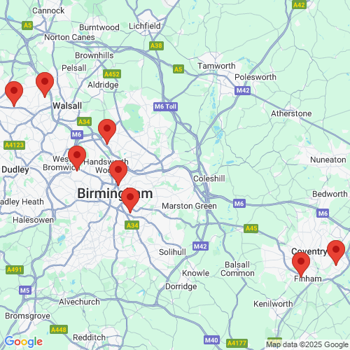 Map of Recent Inspections